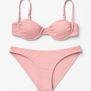 Blush Pink Bikini Set – XL Bottoms / Small-Medium Top (New with Tag)